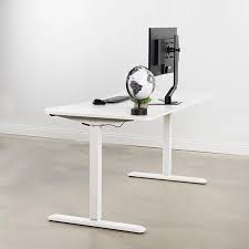 VIVO Electric Height Adjustable 63”x32" Desk Curved w/ Memory Keypad