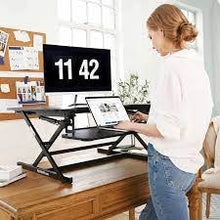 Load image into Gallery viewer, EdgeRiser Standing Desk Converters M8MB - 35&quot;