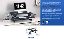 Load image into Gallery viewer, EdgeRiser Standing Desk Converters M8MB - 35&quot;