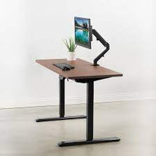 Load image into Gallery viewer, VIVO 60&quot; x 24&quot; Electric Desk with Black Frame and Memory Pad