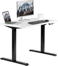 Load image into Gallery viewer, VIVO Electric Height Adjustable 43” x 24” - Plenty of space for your Desktop. laptop, and accessories/decor for your work or Home Office.