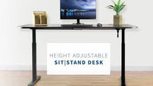 Load image into Gallery viewer, VIVO Electric Height Adjustable 63”x32&quot; Desk Curved w/ Memory Keypad