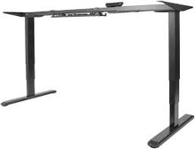 Load image into Gallery viewer, VIVO DUAL MOTOR ELECTRIC STAND UP DESK FRAME WITH CABLE  MANAGEMENT RACK, ERGONOMIC