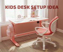 Load image into Gallery viewer, Kids Height Adjustable Study Desk