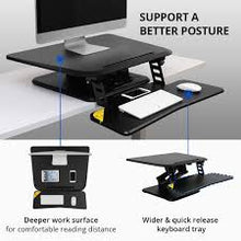 Load image into Gallery viewer, CompactRiser Standing Desk Converters – M5MB