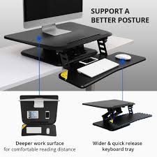 CompactRiser Standing Desk Converters – M5MB