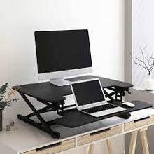 Load image into Gallery viewer, EdgeRiser Standing Desk Converters M8MB - 35&quot;