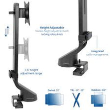 Load image into Gallery viewer, VIVO Single Monitor Desk Mount STAND-V001U