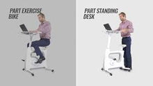 Load image into Gallery viewer, V9 W/ DESKTOP - Home Office Height Adjustable Cycle Desk Bike