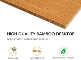 Kana Bamboo Standing Desk 78 X 30