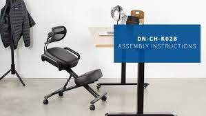 Adjustable Ergonomic Kneeling Chair with Back Support