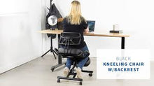 Load image into Gallery viewer, Adjustable Ergonomic Kneeling Chair with Back Support