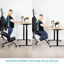 Adjustable Ergonomic Kneeling Chair with Back Support