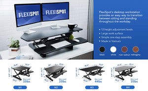 ClassicRiser Standing Desk Converters - M4B 41" Corner