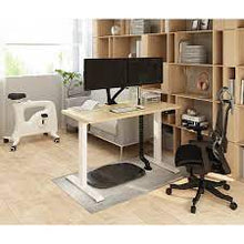 Load image into Gallery viewer, Combo: Standing Desk + Cable Spine +Anti-Fatigue MAt + Dual Monitor Mount