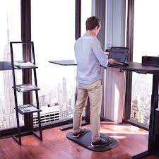 Combo: Standing Desk + Cable Spine +Anti-Fatigue MAt + Dual Monitor Mount