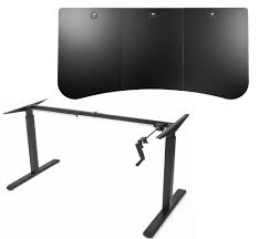 VIVO Crank Height Adjustable 63” Desk