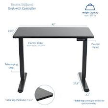 Load image into Gallery viewer, VIVO Electric Standing Desk 43&quot; x 24&quot;