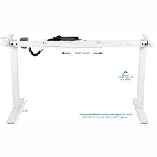 VIVO Electric Stand Up Desk Frame with Memory Touch Pad, Single Motor Ergonomic Height Adjustable Base-V102E