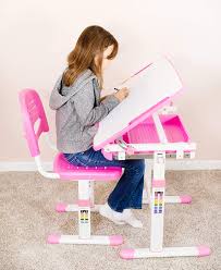 Children Adjustable Interactive Desk with Chair