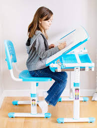 Children Adjustable Interactive Desk with Chair