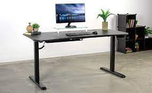 Load image into Gallery viewer, VIVO Electric Height Adjustable 63”x32&quot; Desk Curved w/ Memory Keypad