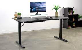 VIVO Electric Height Adjustable 63”x32" Desk Curved w/ Memory Keypad