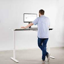 Load image into Gallery viewer, VIVO Electric Height Adjustable 63”x32&quot; Desk Curved w/ Memory Keypad