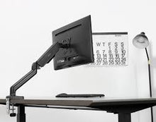 Load image into Gallery viewer, VIVO Counterbalance Gas Spring Desk Mount Monitor Stand w/ USB and Audio Ports (STAND-V001OU)