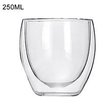 Load image into Gallery viewer, New 6Pcs 80ml 2.7oz Glass Double Walled Heat Insulated Tumbler Espresso Tea Cup coffee mug