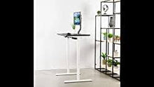 Load image into Gallery viewer, VIVO Electric Height Adjustable 43 x 24 inch Memory Stand Up Desk, Dark Walnut