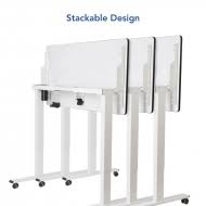 Height Adjustable Whiteboard Standing Desk