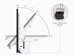 Height Adjustable Whiteboard Standing Desk